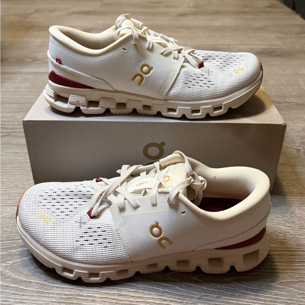 •ON CLOUD• CLOUD X4 PEARL IVORY SNEAKERS - Picture 3 of 11